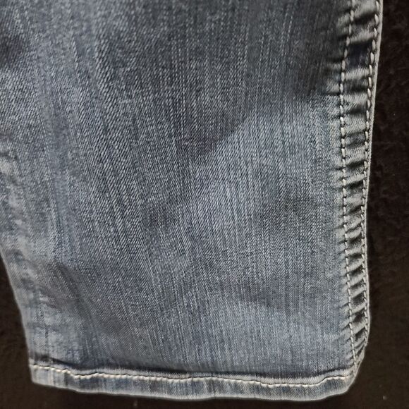 MissMe Womens Jeans Blue Size 25 Cotton Blend Signature Boot Pockets Button Zip - Picture 14 of 16